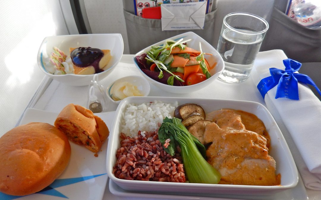 La comida del avión