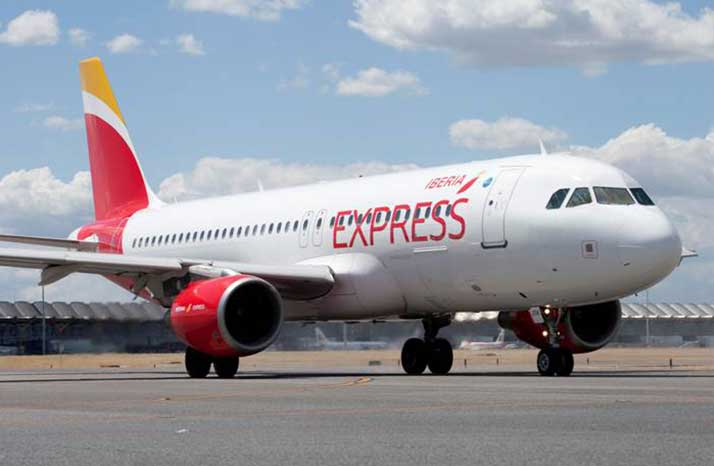 Avión de Iberia Express