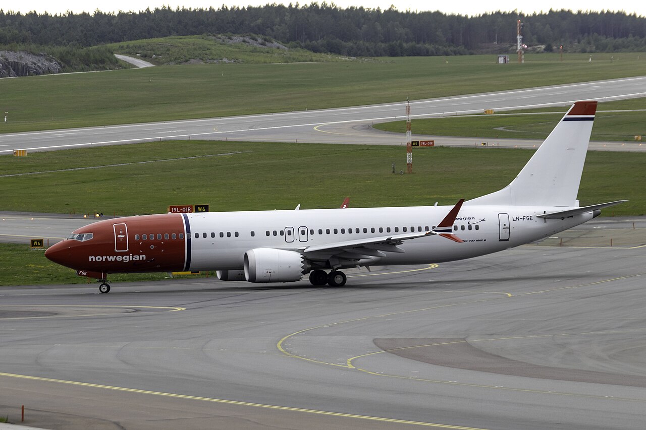 Boeing 737 MAX de Norwegian