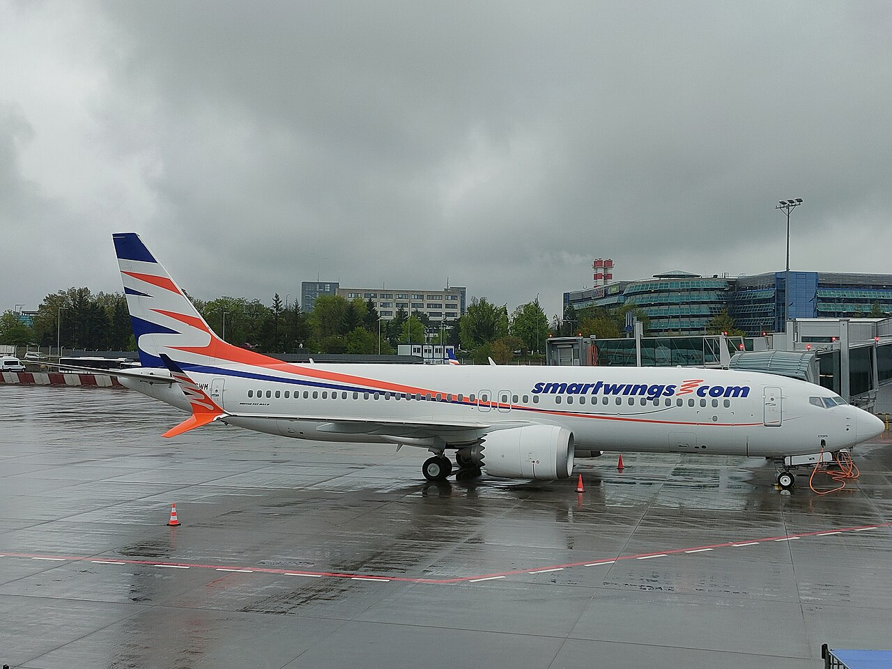 Boeing 737 MAX de Smartwings en Praga